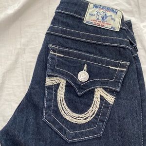 True religion hi rise boot cut jeans - size 24